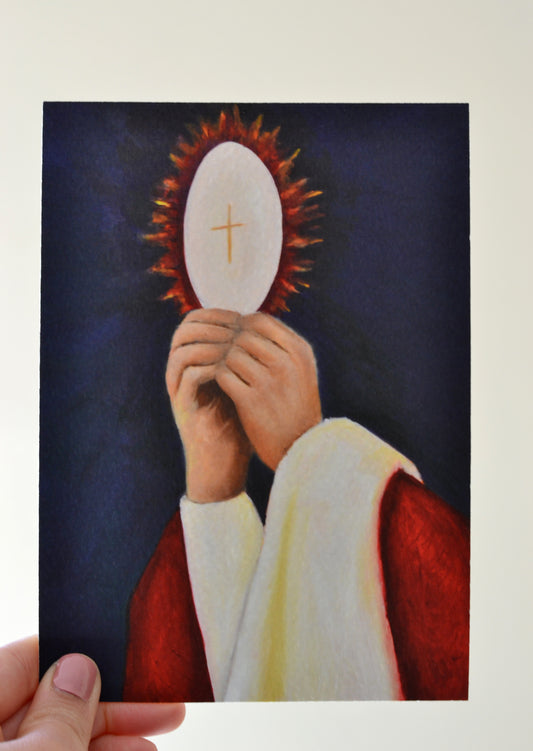 Eucharist Catholic Art Print