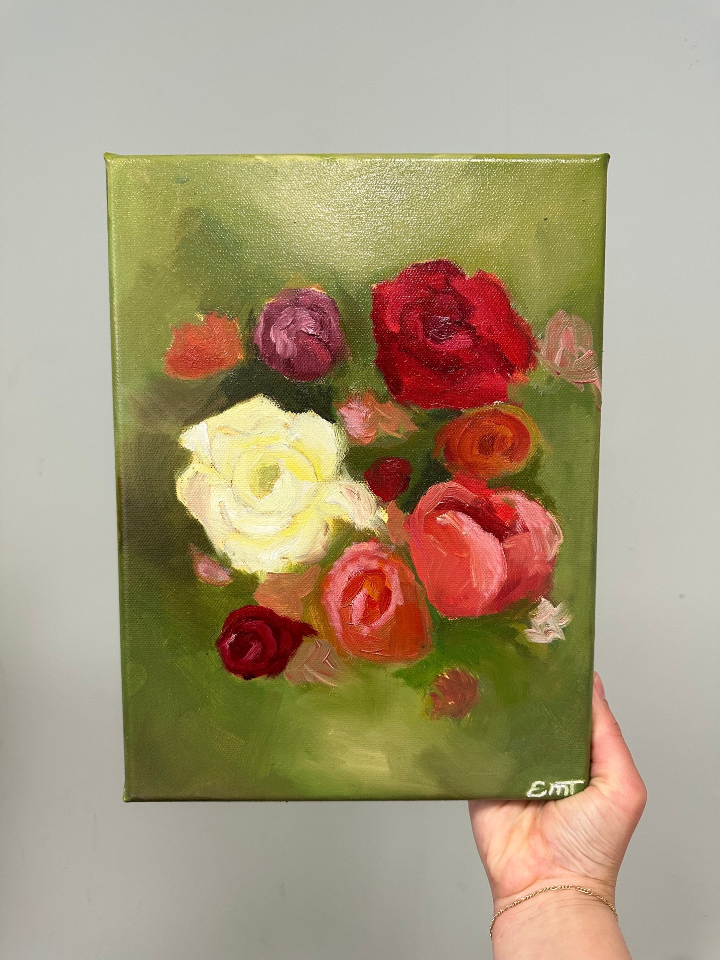 Spring Floral Oil Painting