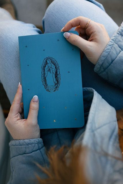 Our Lady of Guadalupe Notebook with Gold Detailing