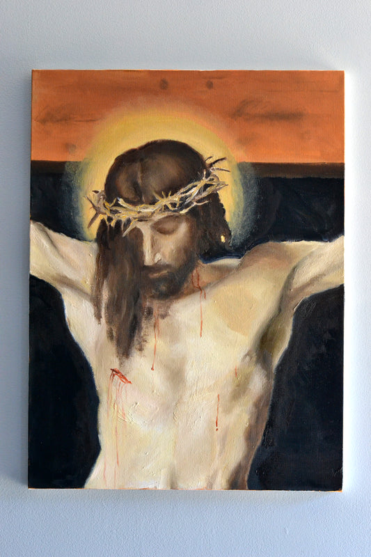 Christ Crucified Mastercopy - Original Oil Painting