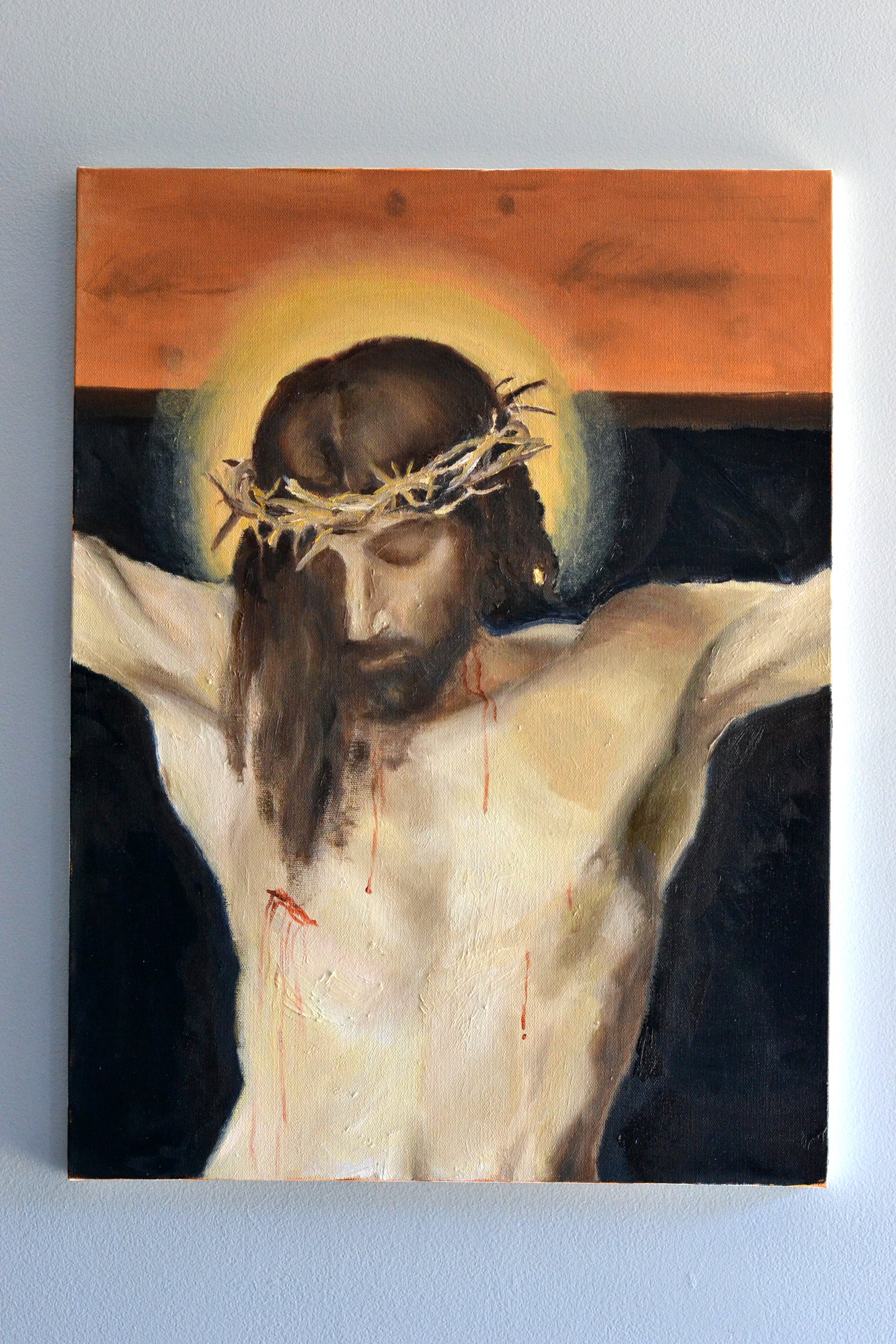 Christ Crucified Mastercopy - Original Oil Painting