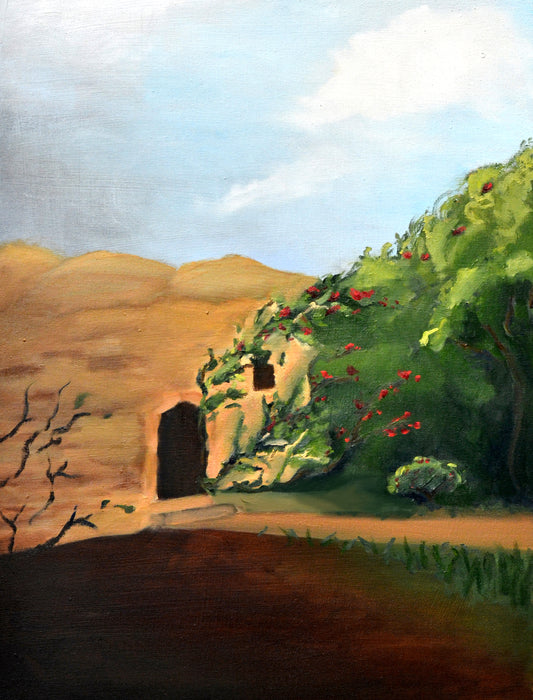 Empty Tomb Original Oil Painting