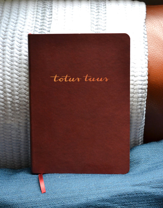 Totally Yours Notebook - Faux Leather with Gold Detailing