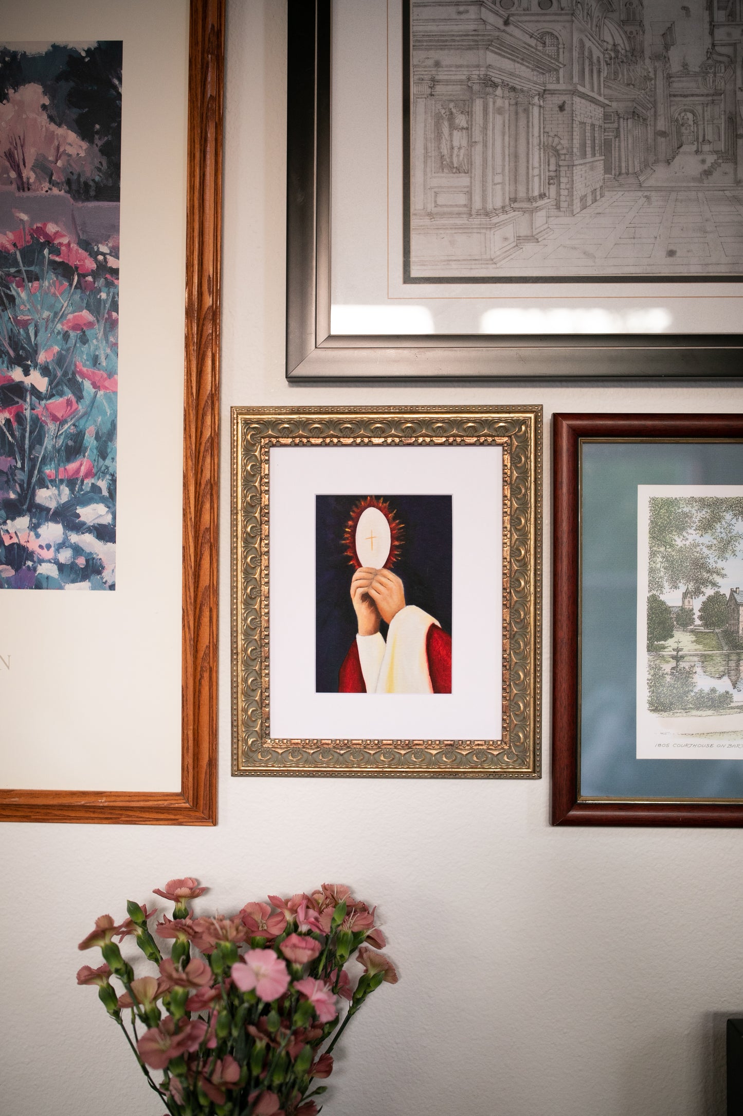 Eucharist Catholic Art Print