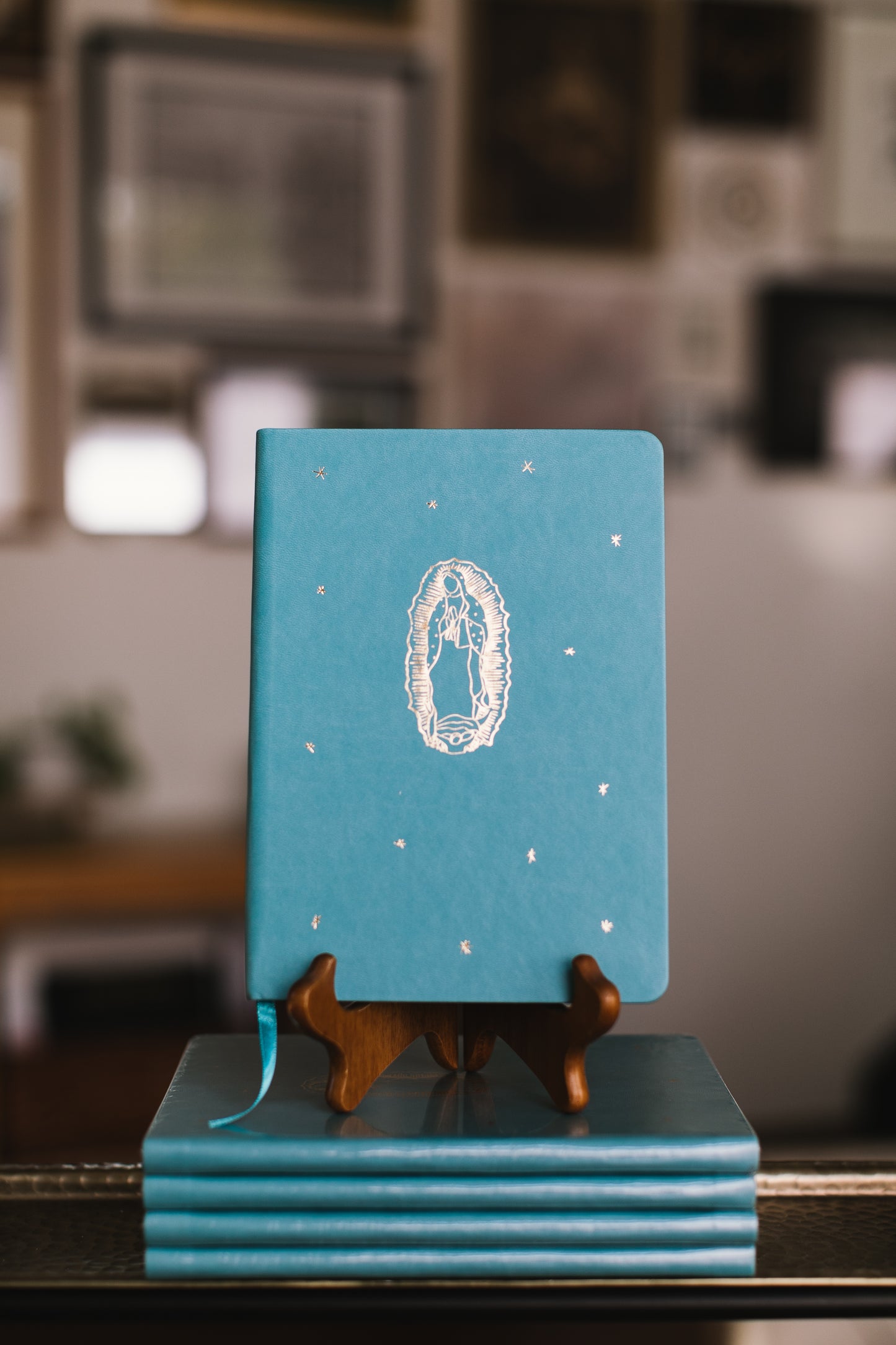 Our Lady of Guadalupe Notebook with Gold Detailing