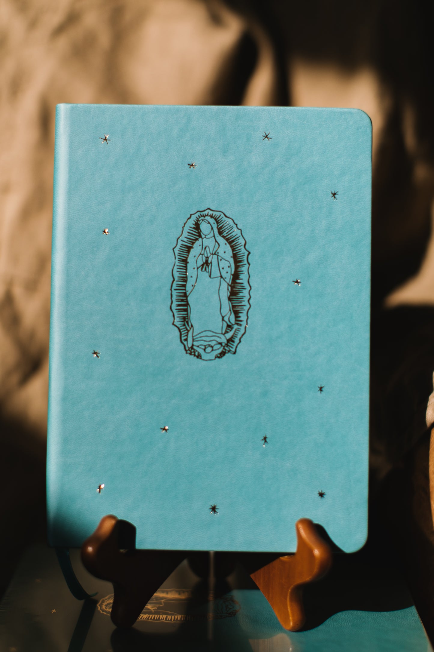 Our Lady of Guadalupe Notebook with Gold Detailing