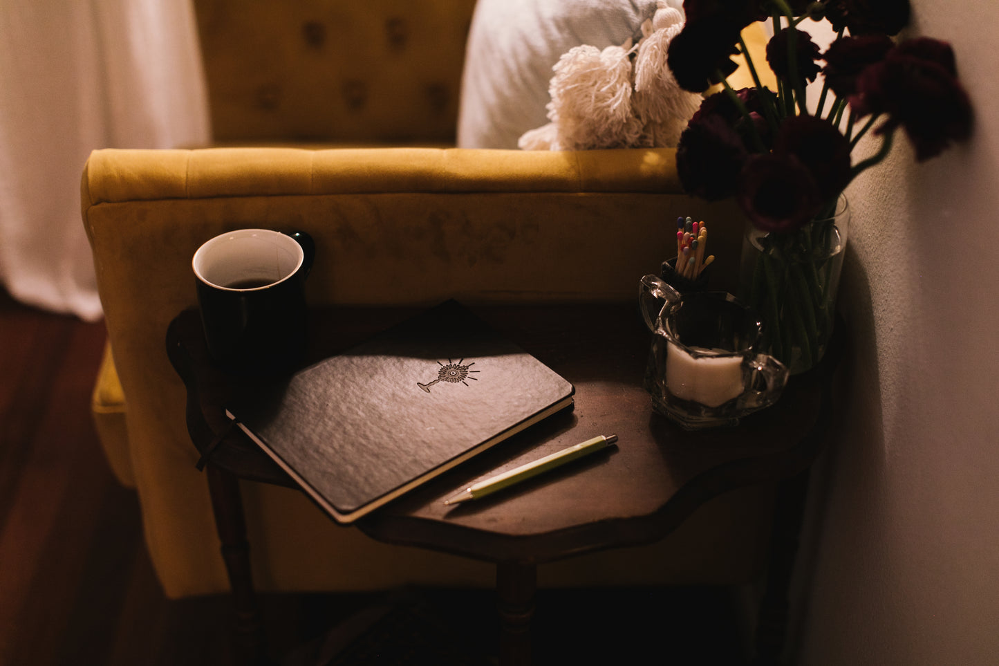 Eucharist Notebook - Dark Brown Embossing